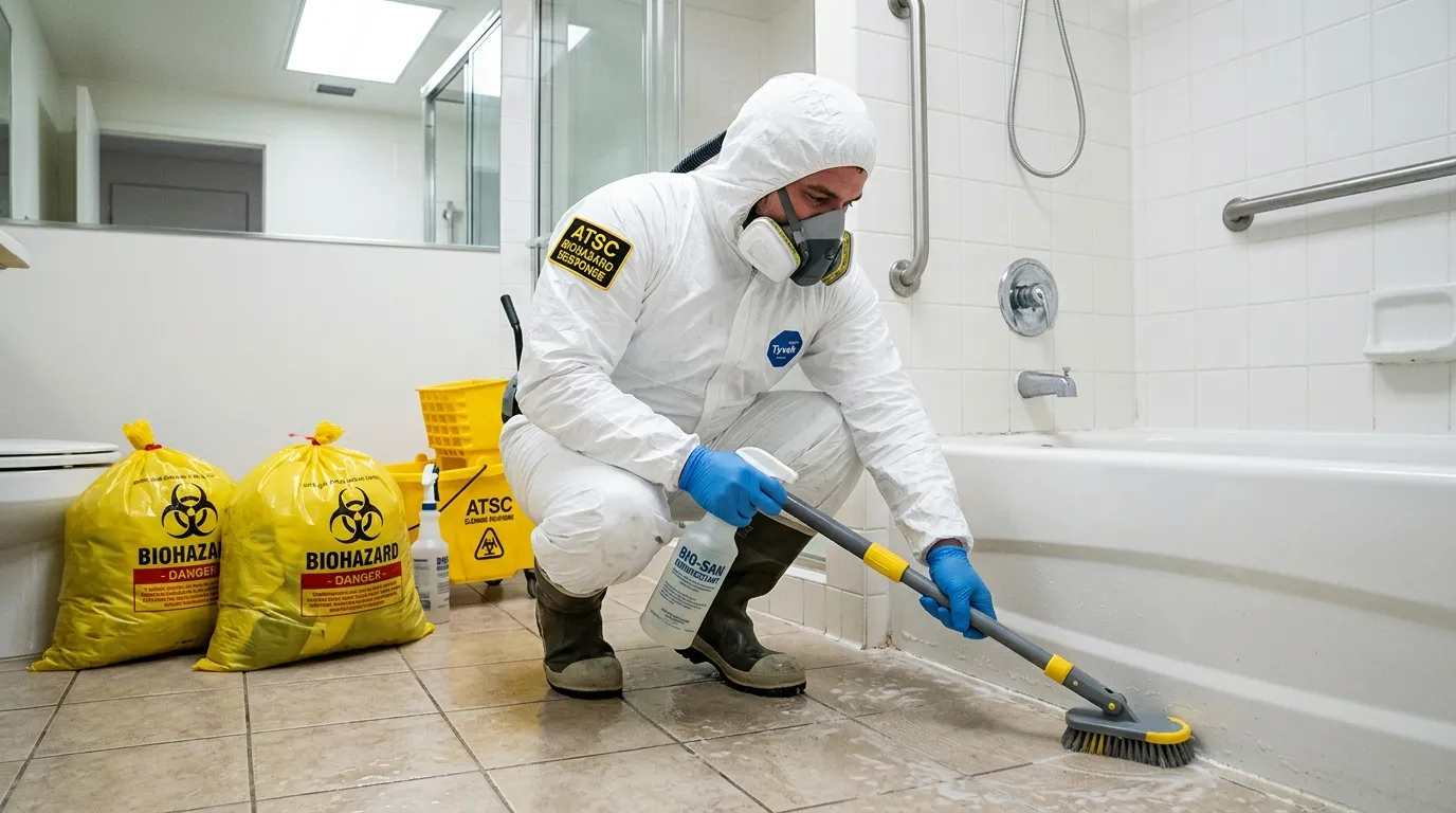 Decontamination equipment deployed for Blood Cleanup in Perry Hall